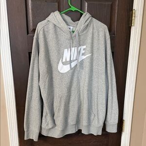 Nike Men's Light Gray Hoodie